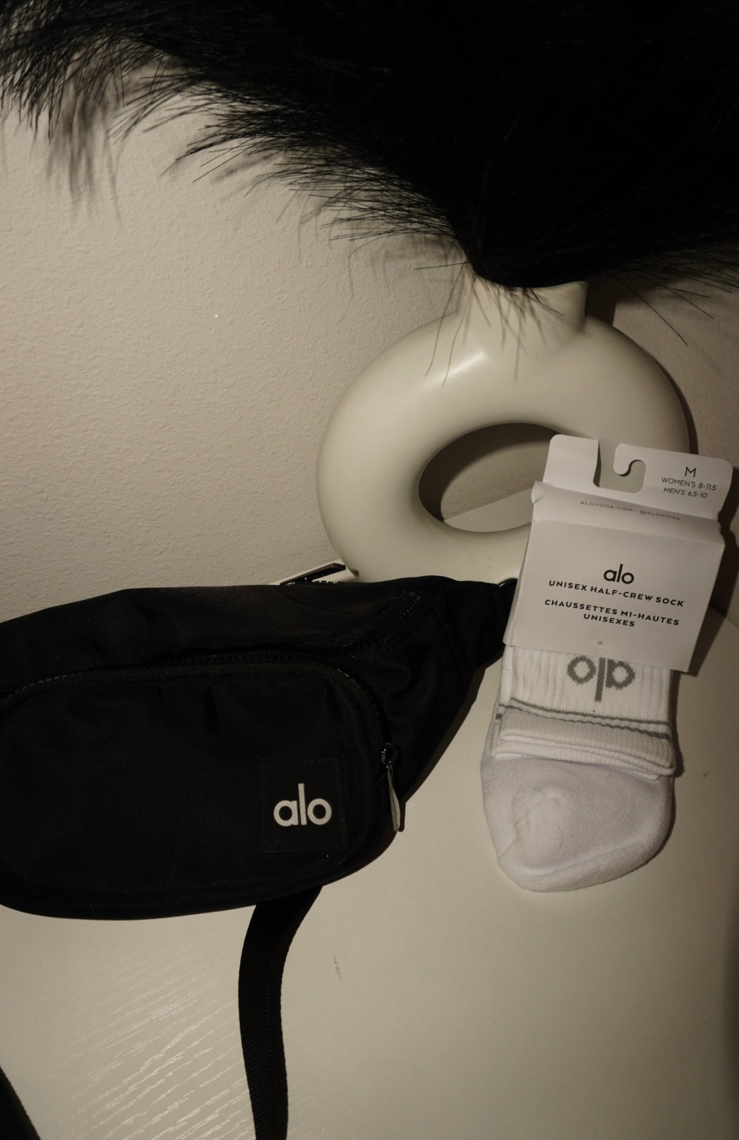 Authentic ALO Fanny Pack + ALO Socks bundle